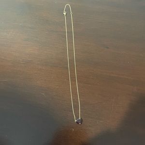 David Yurman Ruby Heart Necklace 18k Gold